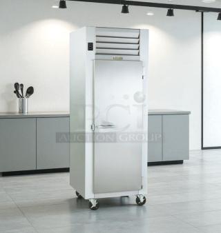 Traulsen G10010 commercial refrigerator, excellent condition, stainless steel, 115V, fully tested, on casters.