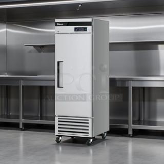 Turbo Air TSF-23SD-N Super Deluxe 27" reach-in freezer, excellent condition, LED lighting, tested and functional.
