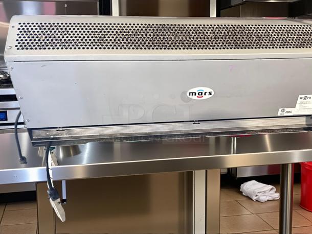 Mars Air Curtain N236-1UA-TS, 36" commercial air door, excellent condition, 115V. Fully tested, Mars Air Systems branding visible.