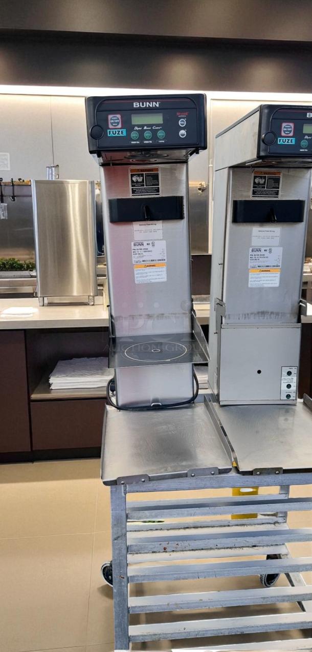 Bunn Infusion Series ICB Twin Coffee Brewer in excellent condition, fully tested. Visible control panel and operational labels.