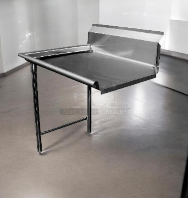GSW Stainless Steel Clean Dish Table, Model DT48C-L, 30"x30", NSF/ETL Certified, excellent condition.