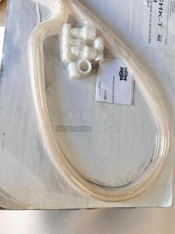 Brand new Hays Fluid Controls 6-CHK-T Condensate Hose Kit, 3/4" with trap and BDV connection, complete in box.