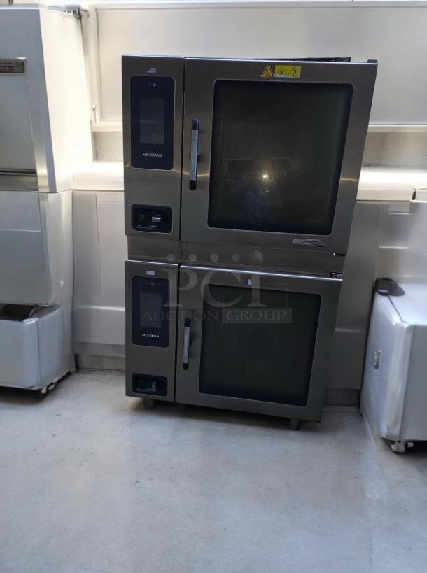 Alto-Shaam CT PROformance stacked electric combi ovens in excellent condition, fully tested and operational.