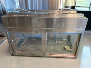 Excellent Condition – Stainless Steel Heated Display Cabinet – Fully Tested & Operational! - Item #1205891