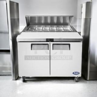 Excellent Condition – Atosa Sandwich / Salad Prep Table – Model MSF8302GR – 115V - Fully Tested & Operational! - Item #1205880