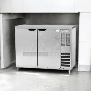 Brand New – Beverage-Air Back Bar Refrigerator – Model BB48HC-1-F-S-27 – Factory Sealed & Ready for Use! - Item #1205878