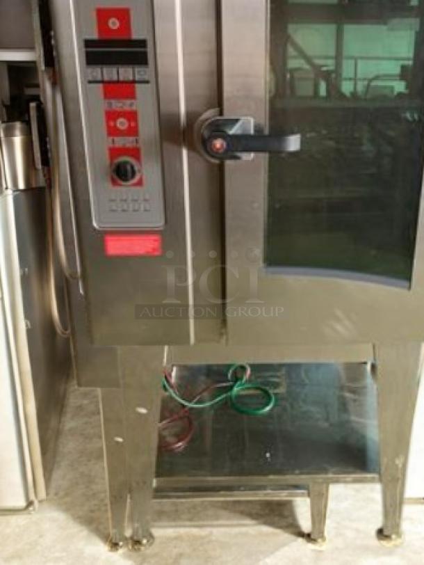 Cleveland Convotherm Gas Combi Oven, Model 10.10, natural gas, 120V ignition, excellent condition, stainless steel, fully tested.