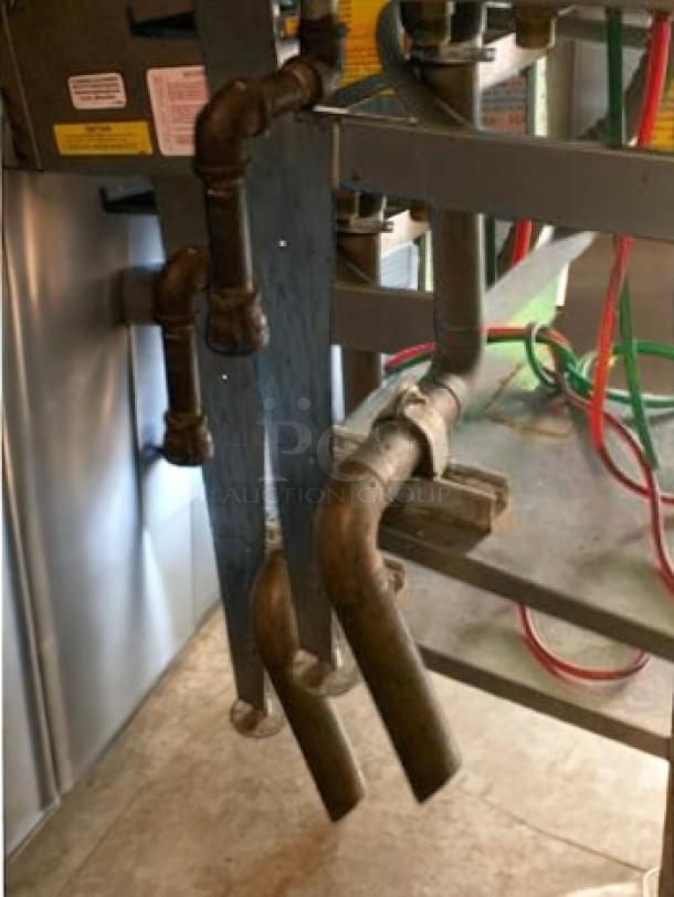Cleveland Convotherm Gas Combi Oven, Model 10.10, natural gas, fully tested, excellent condition, visible piping.