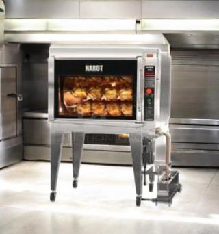 Hardt Inferno 4500 Gas Rotisserie Oven, excellent condition, 40 chicken capacity, fully tested, model name visible.