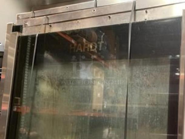 Hardt Inferno 4500 Gas Rotisserie Oven, excellent condition, 40 chicken capacity, visible brand label, fully tested.