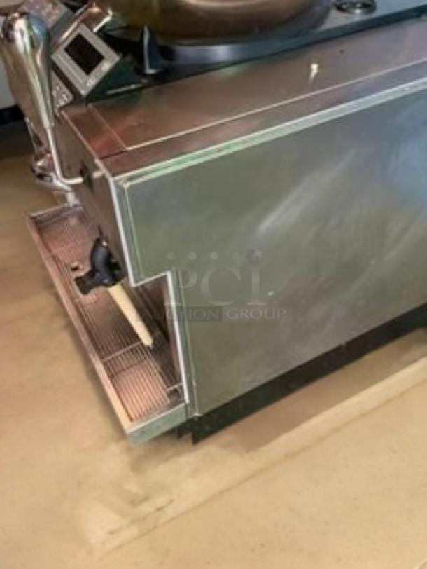 Commercial electric automatic pita/flatbread maker, stainless steel, excellent condition, tested and working.