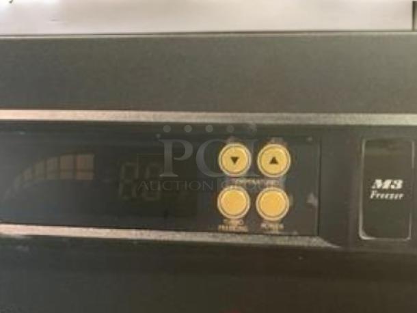 Turbo Air MGF24-1-N Single Door Freezer control panel, digital display showing temperature settings.