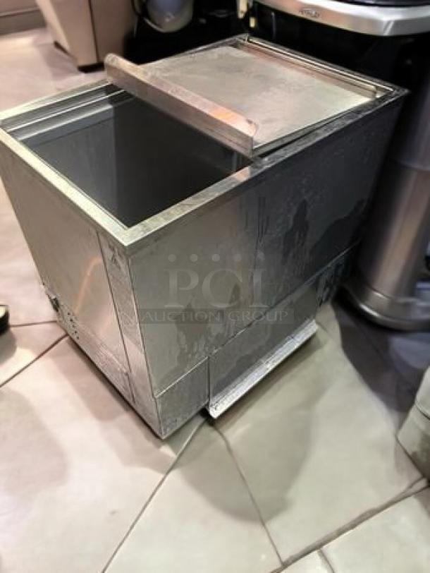 HSK International undercounter freezer, excellent condition, digital controls, stainless steel, 115V, fully tested.