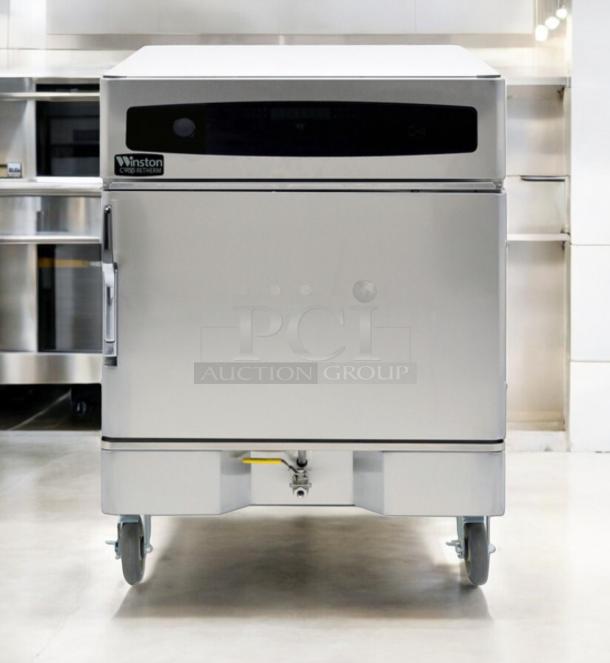 Winston CVap RTV505UVR Holding Cabinet in excellent condition, stainless steel, 208V, on casters, tested and fully operational.