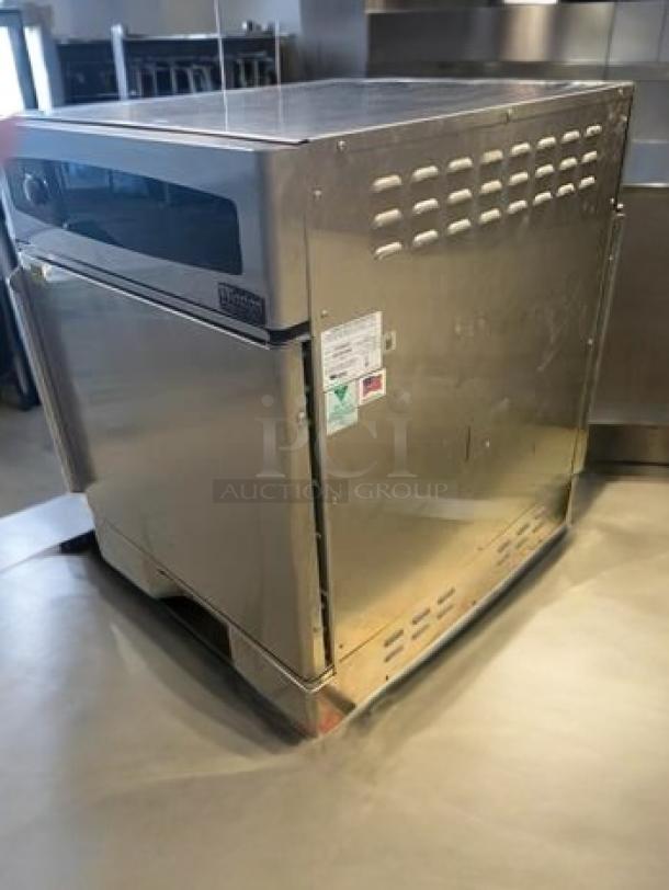 Winston CVap RTV505UVR holding cabinet in excellent condition, stainless steel, 208V, fully tested, visible labels on the side.