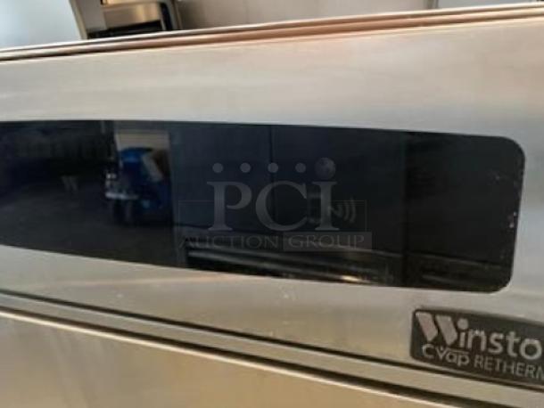 Winston CVap RTV505UVR Holding Cabinet, excellent condition, fully tested, stainless steel, 208V. Visible branding logo.