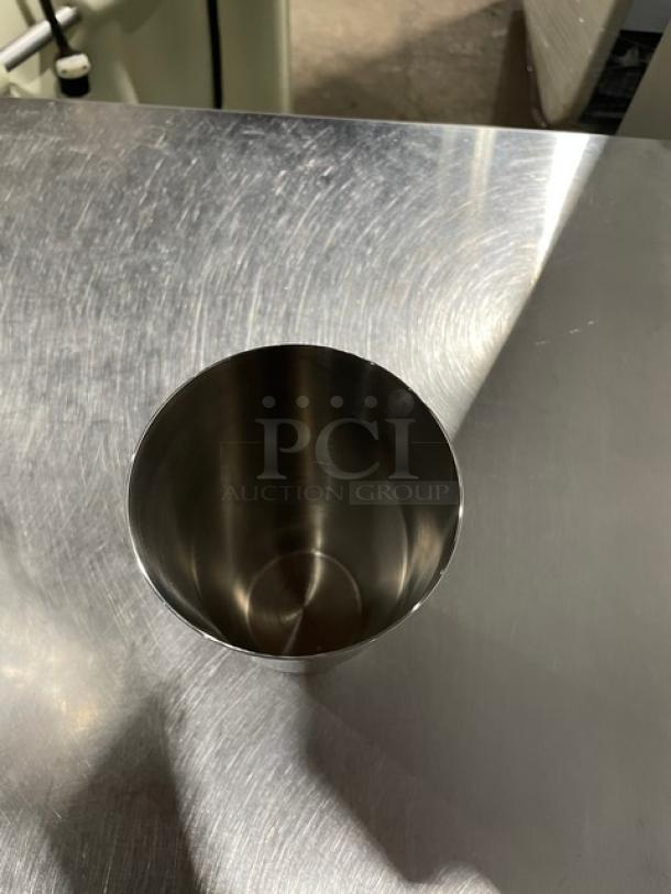 Brand new ABC Commercial Stainless Steel 30 Oz. Cocktail Shaker, Model CS-30-P, pristine condition.