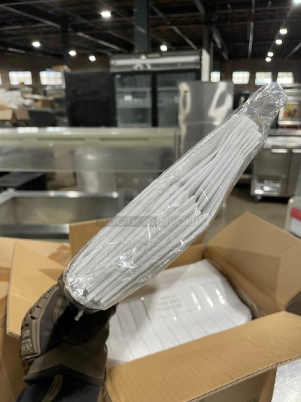 BRAND NEW Landau Uniforms 10" Round Chef Hats, Model CW1475, 100 Per Case, in original packaging, ready for use.