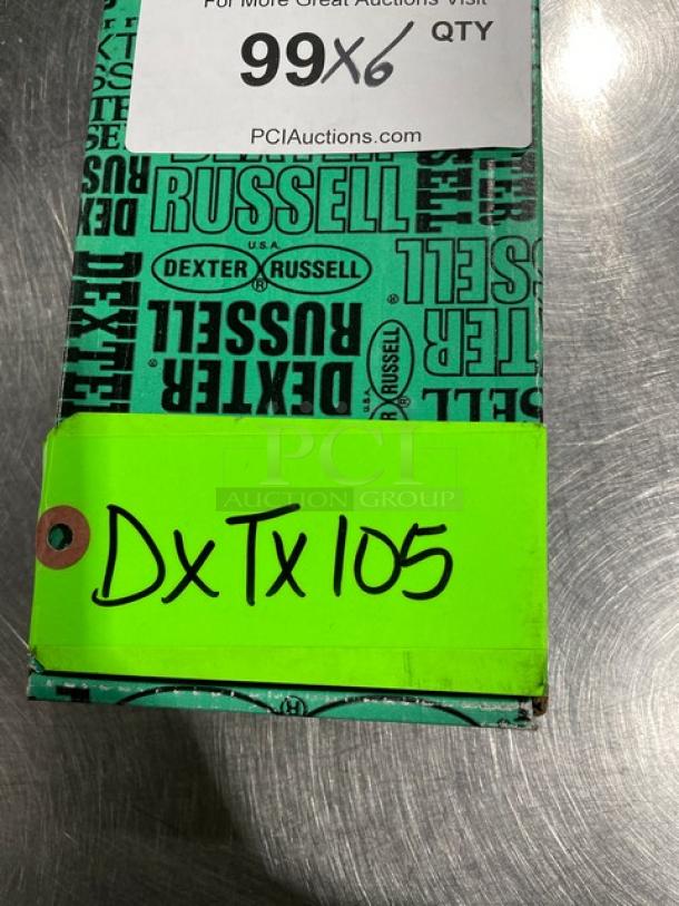 Dexter Russell Sani-Safe Series boning knife, model ST131-5, black grip, brand new in packaging.