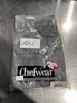Brand new Chefwear Cargo Chef Pants, model 3200-11-4X, sealed in packaging. Visible label and size markings.