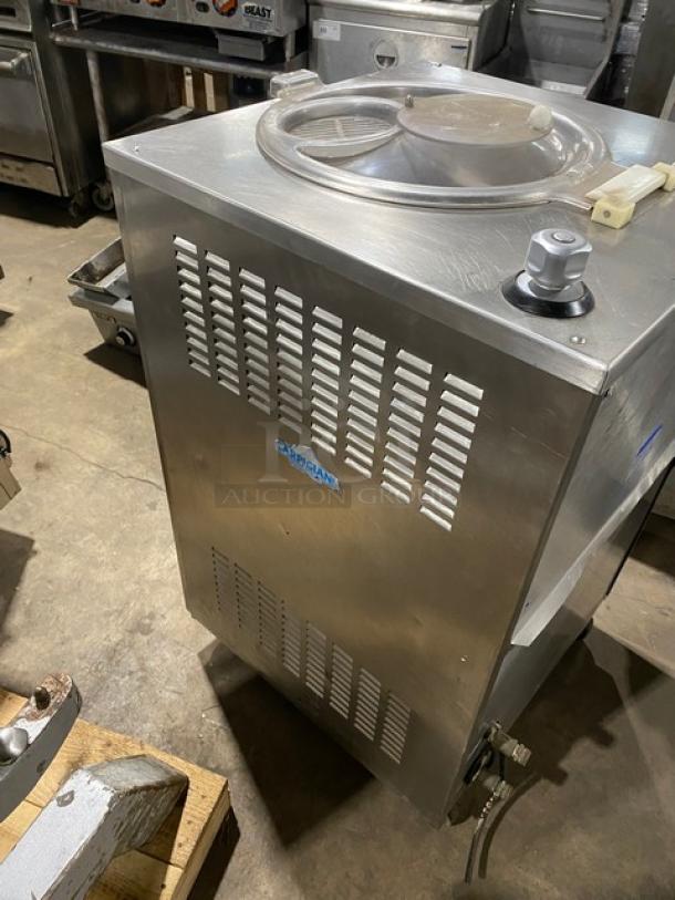 Carpigiani PASTOCREMA55 cream cooker/pasteurizer, stainless steel, 220V 3 phase, on casters, SN: 387735.