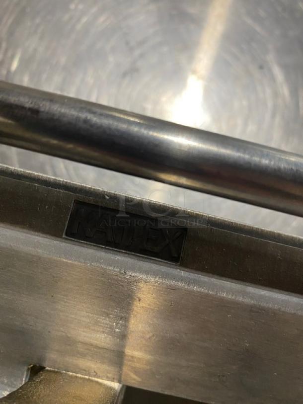 Nemco Commercial Heavy-Duty Manual Countertop French Fry Cutter, stainless steel, visible Kattex marking, used condition.