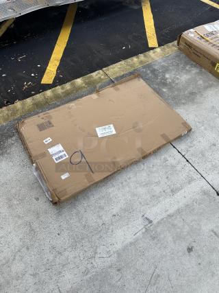 Brand new Lancaster Table & Seating 30" x 48" reversible table top in original box, minor scratches, model 3493048TBA.