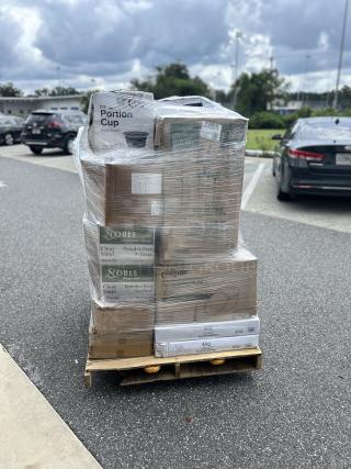 BRAND NEW! MIXED PALLET! ALL IN BOXES! WHITE CLAY BAKER'S LANE Cake / Bakery Box with Lock Corner Length: 10