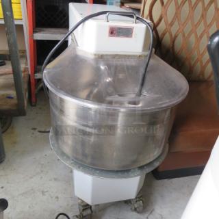 One Sirman Hercules 2 Speed Spiral Dough Mixer With Tilting Head And Removeable Bowl. 55 Quart. 88lb. 220 Volt. Model# HRC5077A. $5659.50 - Item #1207568