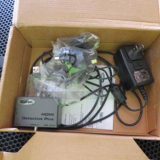 Gefen HDMI Detective Plus model EXT-HD-EDIDPN in box with cables and power adapter, gently used condition.