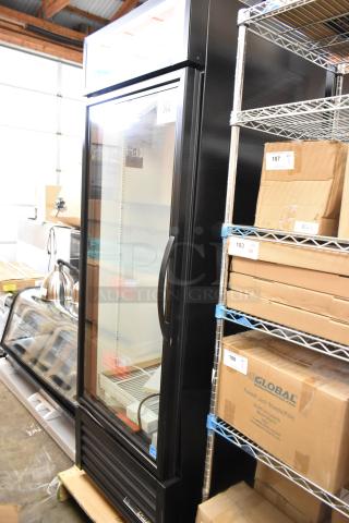 Brand new 2025 True GDM-23-HC single door reach-in cooler, scratch and dent, poly coated racks, 115V, 1 phase.