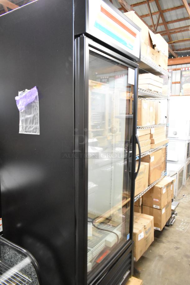 Brand new 2025 True GDM-23-HC single door cooler, metal finish, poly coated racks, 115V, scratch and dent condition.