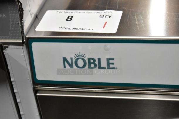 Brand new Noble 495HTUC24 stainless steel undercounter dishwasher, high temperature, 208/240V, 1 phase, scratch and dent.