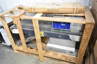 BRAND NEW Prince Castle HPC-2A Stainless Steel Heated Bird Cage in crate. Measures 56"x21". Model HPC-2A, 120/240V, 1 Phase.