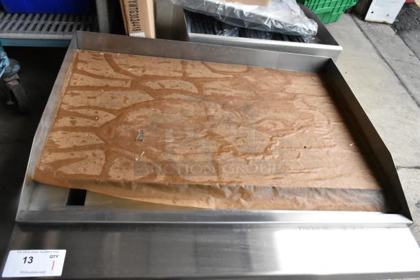 Brand new 2021 Therma-Tek TC36-36TGL stainless steel commercial propane flat top griddle, countertop model.