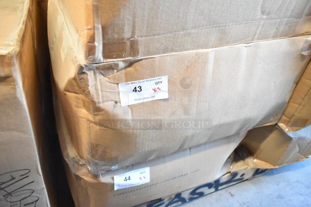 Two new Power Assemblies gray metal boxes in original packaging; auction label indicates quantity of two.