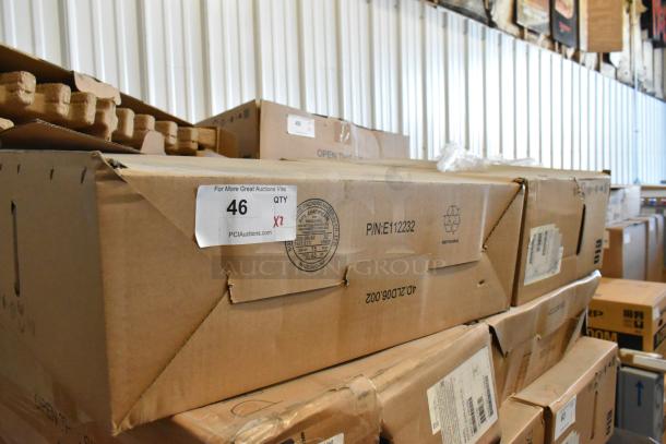 2 brand new EloTouch ESY22I1-2UWB-0-AO-GY-G displays in sealed boxes. Lot tag indicates quantity of 2.