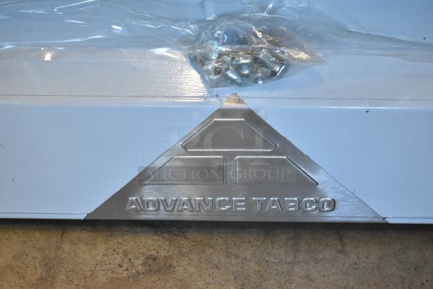 BRAND NEW Advance Tabco SHD-1520 stainless steel drawer in box, visible brand logo, comes with hardware.
