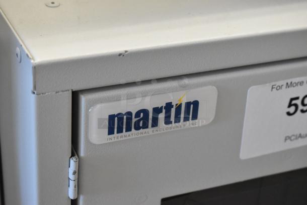 Brand new Hoffmann N170116G010 Spectracool Compact with Martin Box. 1025 BTU, 110/115V, 1 Phase, visible Martin Enclosures label.