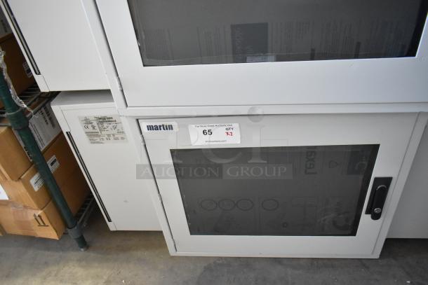 Hoffmann N170116G010 Spectracool Compact, new in Martin Box, 1025 BTU, indoor, 110/115V, 1 phase. Auction tag visible.