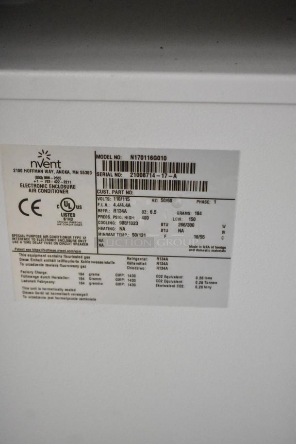Hoffmann Spectracool Compact, Model N170116G010, 1025 BTU, new condition, 110/115V, 1 phase, includes Martin Box.