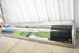 Hoshizaki HNC-180BA-R-S Stainless Steel Commercial Countertop Sushi Display Case Merchandiser. 115 Volts, 1 Phase. - Item #1207730