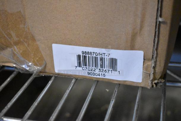 Brand new Global 988870 forklift jack stand box with barcode label. 26,000 lb capacity. Unopened condition.