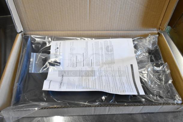 Brand new StarTech 1U Cantilever Shelf in open box with instructions and hardware. Set of four included.
