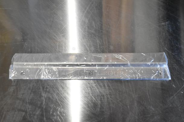 Brand new Advance Tabco 7-PS-56 stainless steel sink part wrapped in plastic, visible mounting holes.