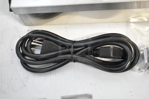 Coiled power cord for Prince Castle 755-HM16 electric timer, 16 channel, 120V, 1 Phase, brand new with accessories.