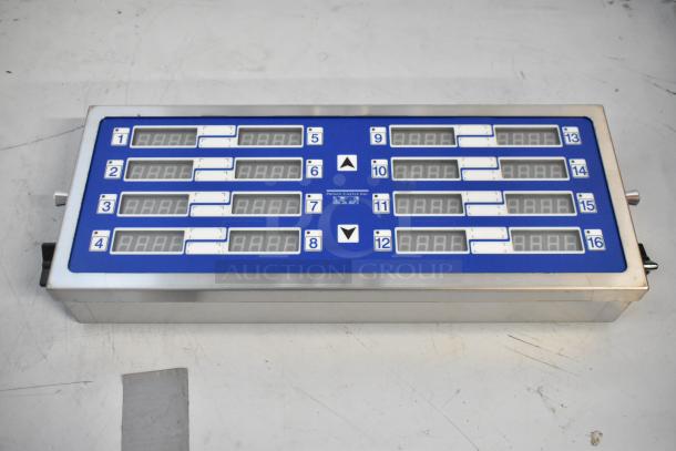 Brand new 2021 Prince Castle 755-HM16, 16-channel electric timer. Multi-function, 120V, 1 phase, horizontal display.