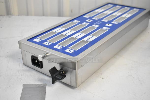 Brand new 2021 Prince Castle 755-HM16 electric horizontal timer with 16 channels, multi-function, 120V, 1 phase, in box.