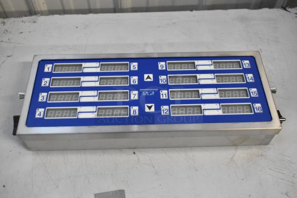 Brand new Prince Castle 755-HM16 electric horizontal timer, 16 channels, multi-function, 120V, 1 phase, in box.