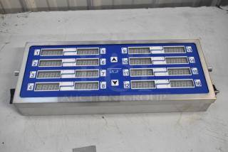 Brand new Prince Castle 755-HM16 electric horizontal timer, 16 channels, multi-function, 120V, 1 phase, in box.